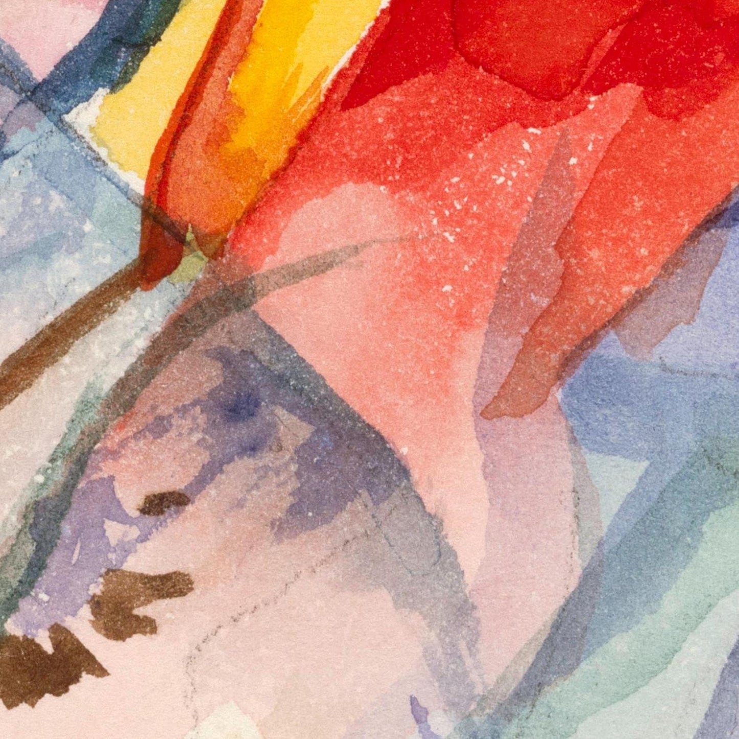 detail of the fine art reproduction from the centre 