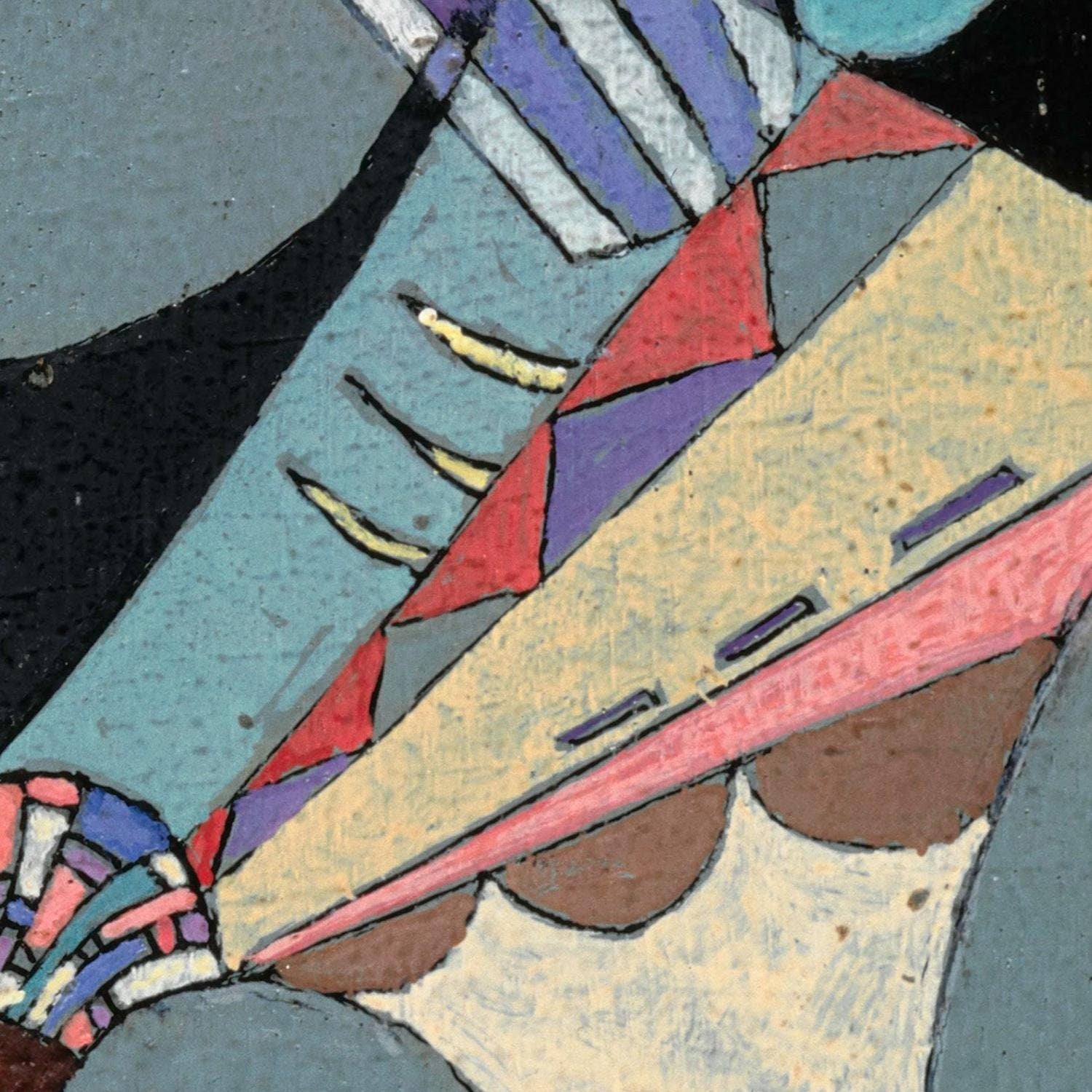 detail of the fine art reproduction from the centre 