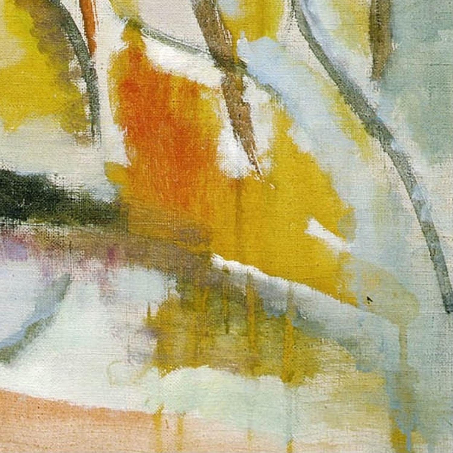 detail of the fine art reproduction from the bottom right corner