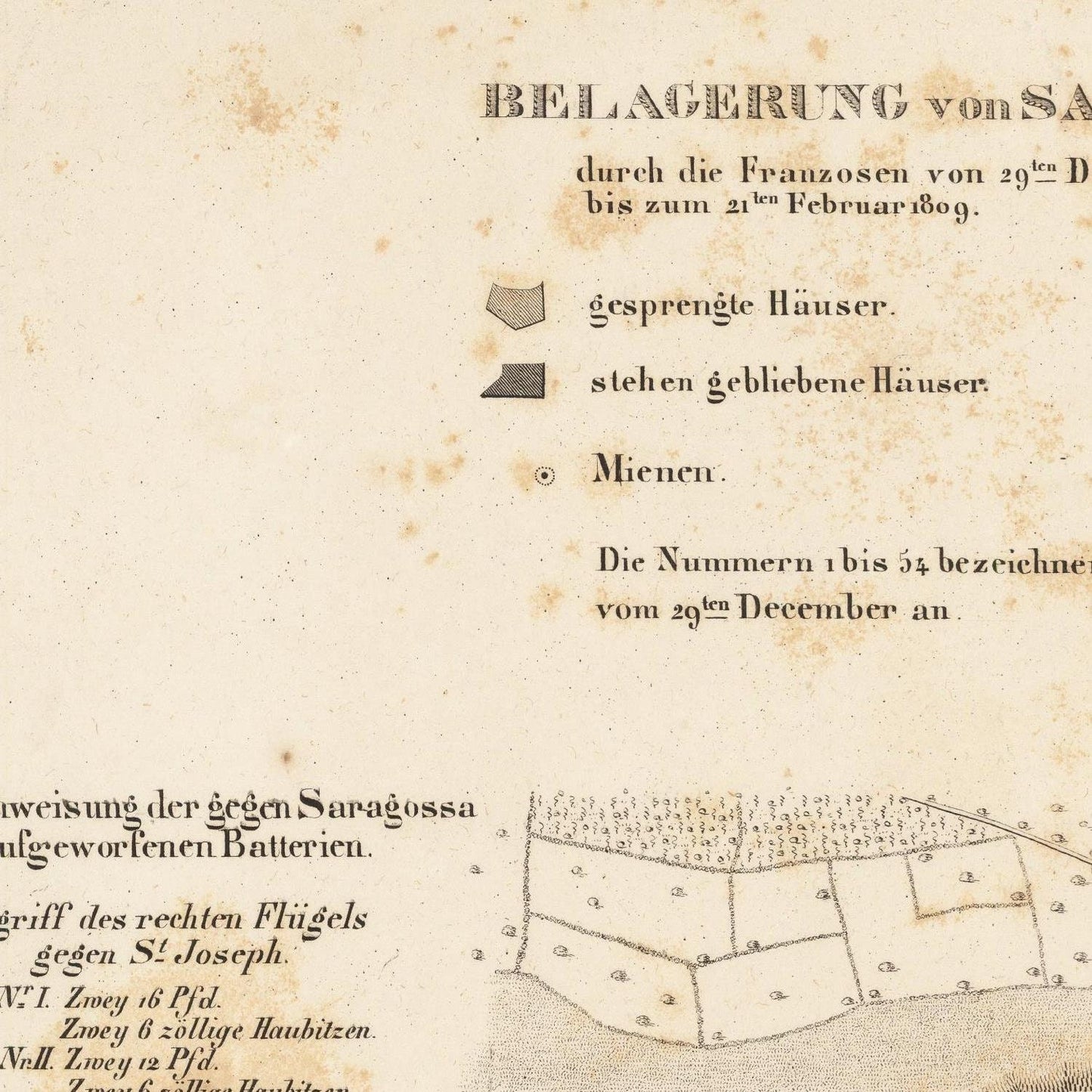 detail of the map from the centre left