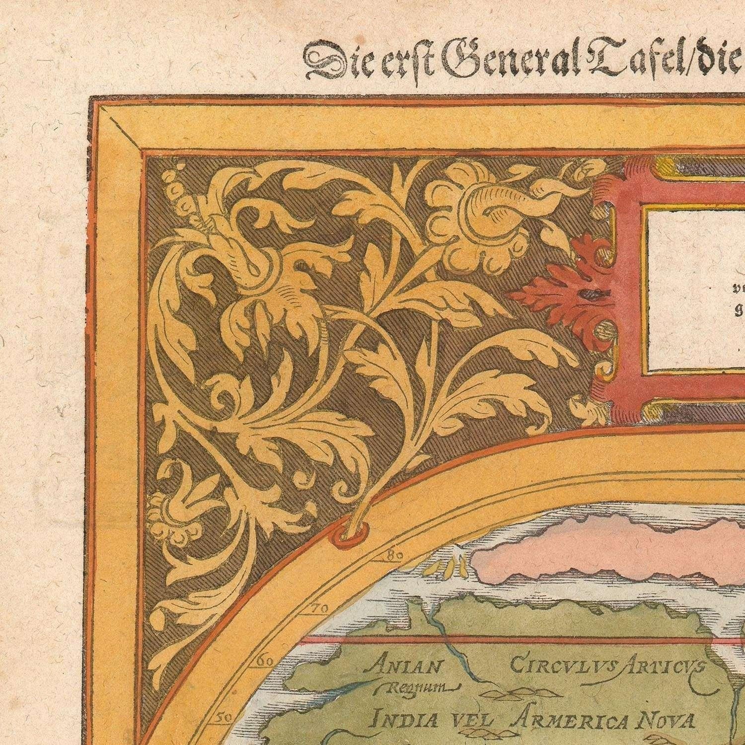 detail of the map from the top left corner