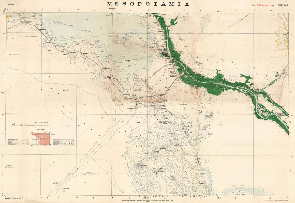 presentation of the map reproduction without a frame