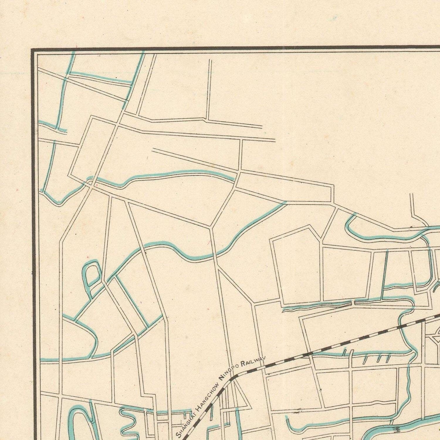 detail of the map from the top left corner