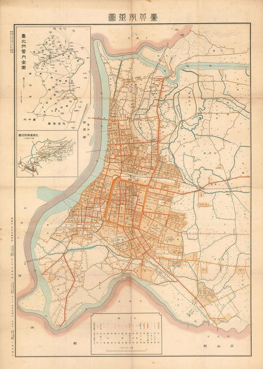 presentation of the map reproduction without a frame