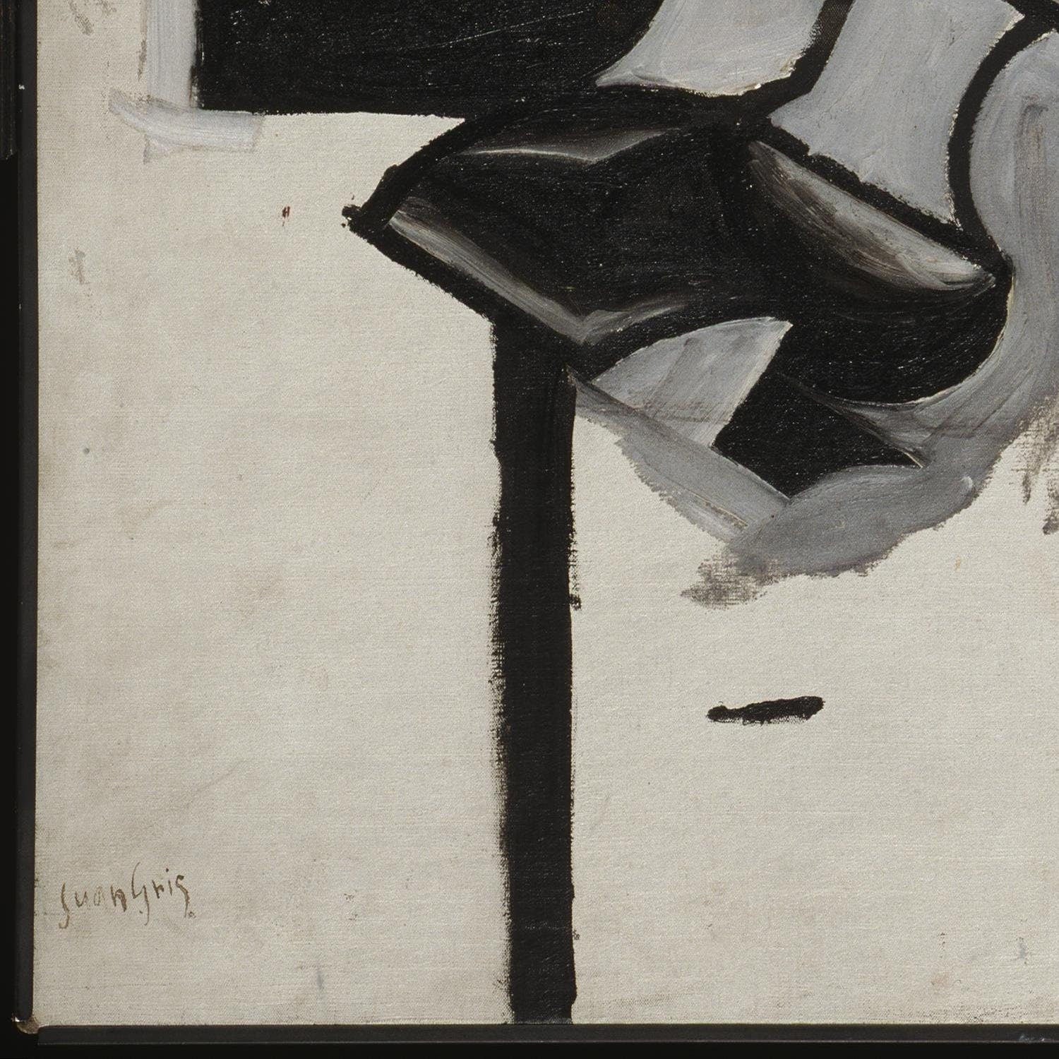 detail of the fine art reproduction from the bottom left corner