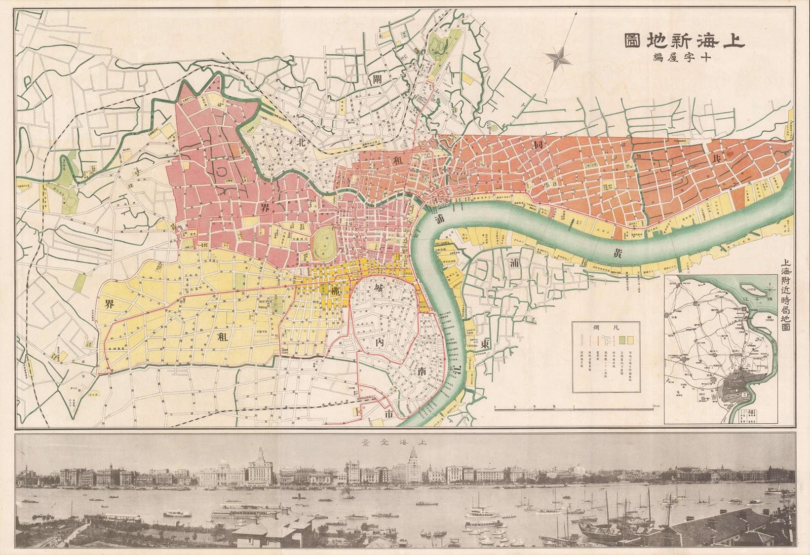 presentation of the map reproduction without a frame