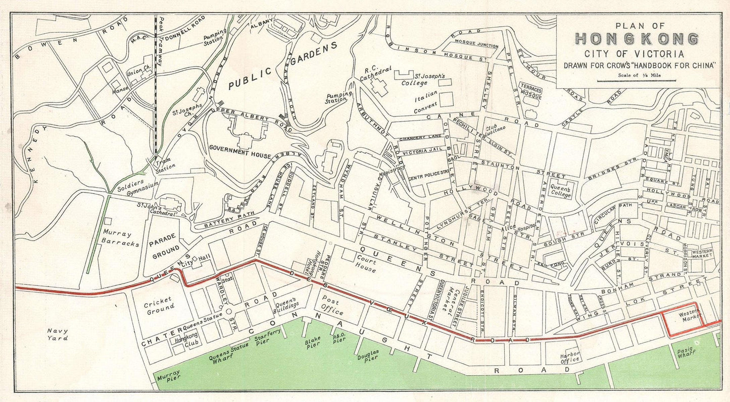 presentation of the map reproduction without a frame