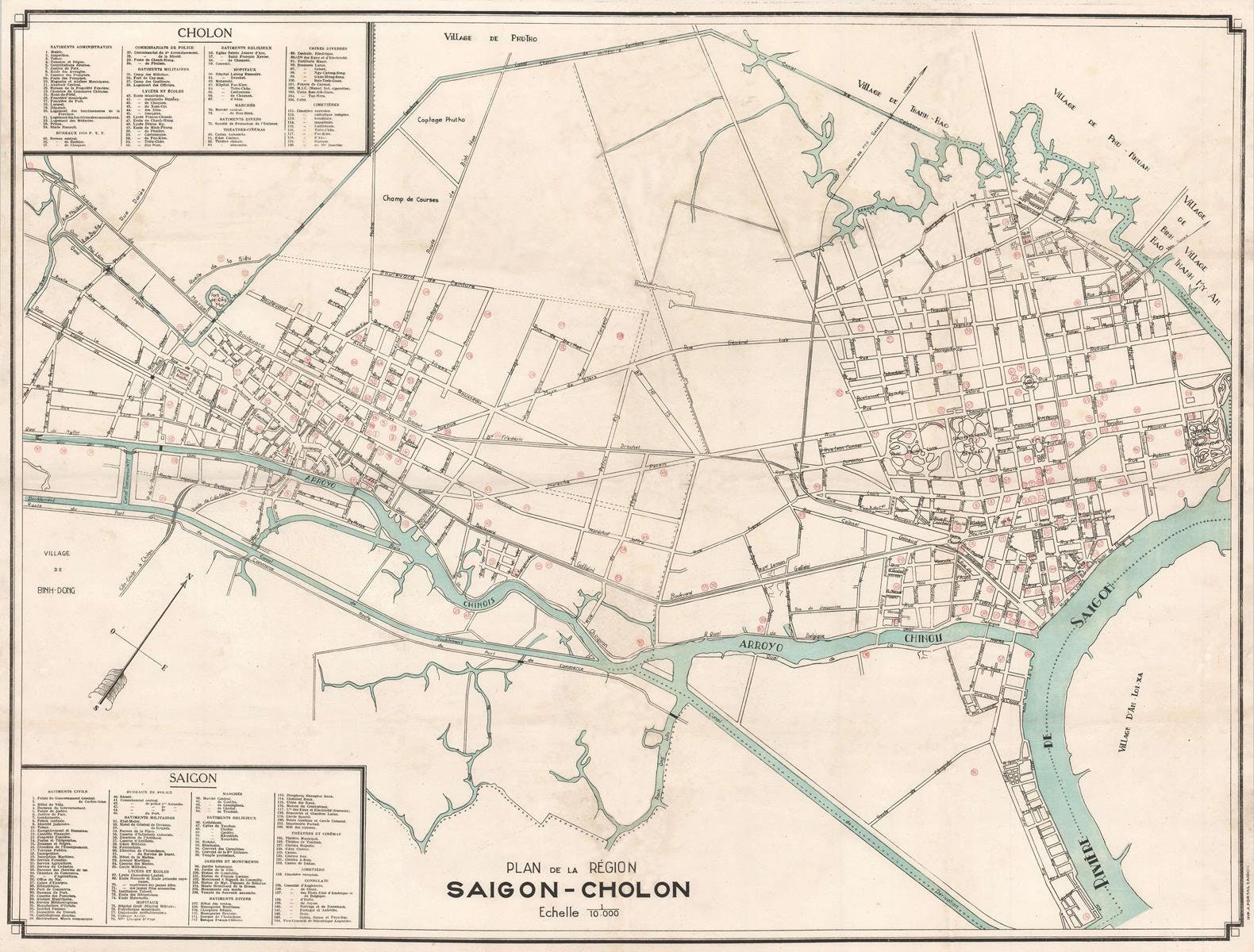 presentation of the map reproduction without a frame