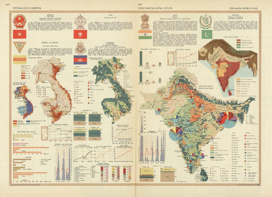 presentation of the map reproduction without a frame