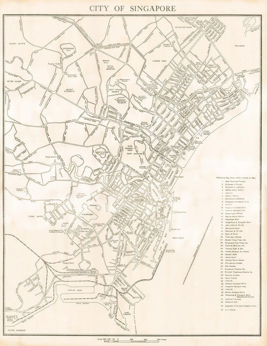 presentation of the map reproduction without a frame