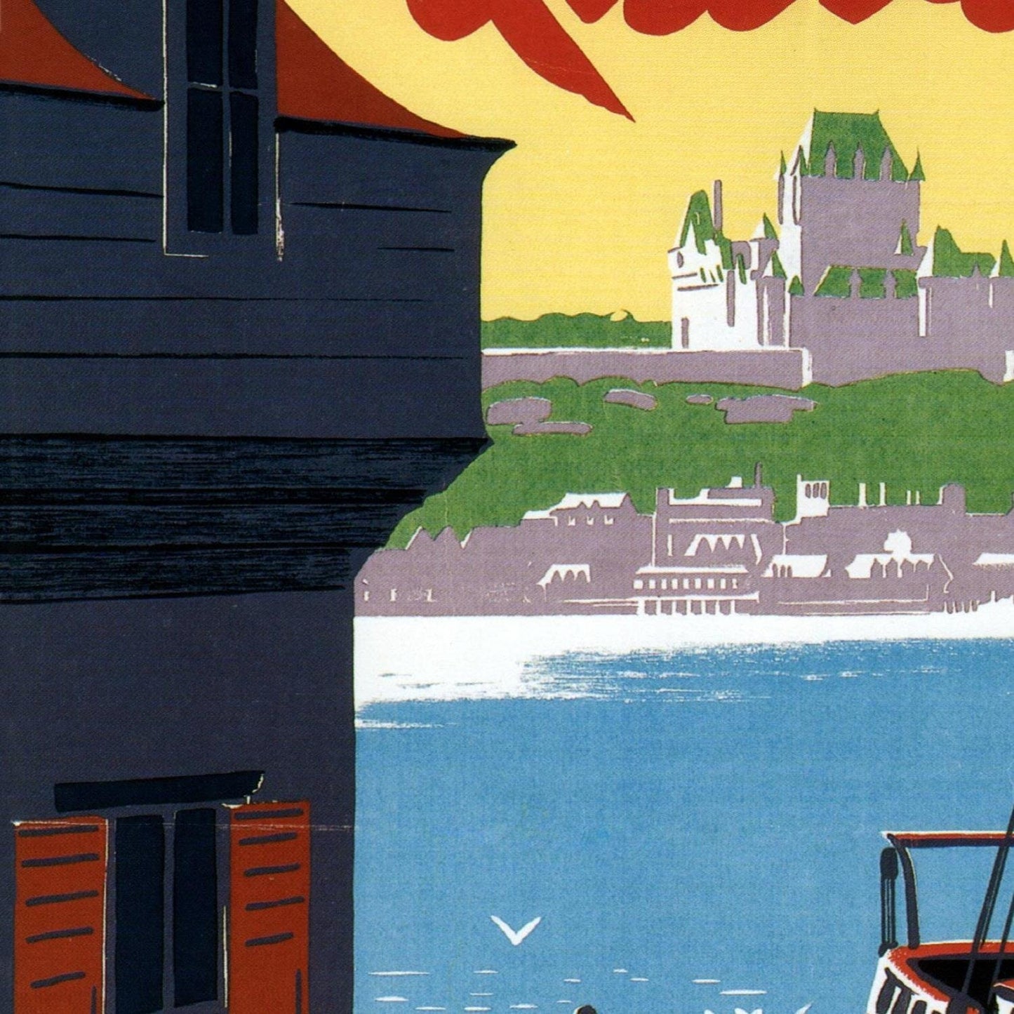 detail of the drawing reproduction from the centre left