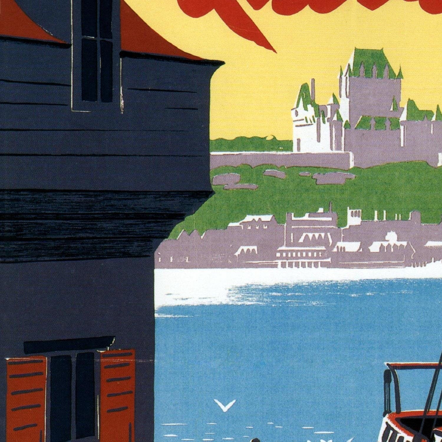 detail of the drawing reproduction from the centre left