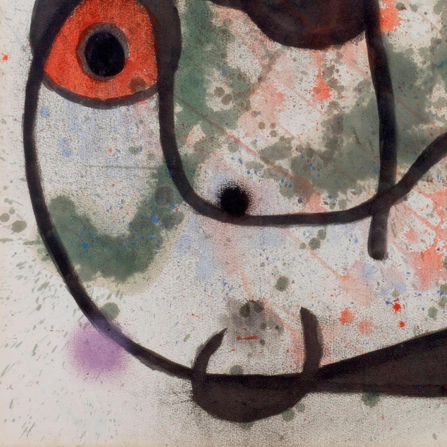 detail of the fine art reproduction from the bottom left corner