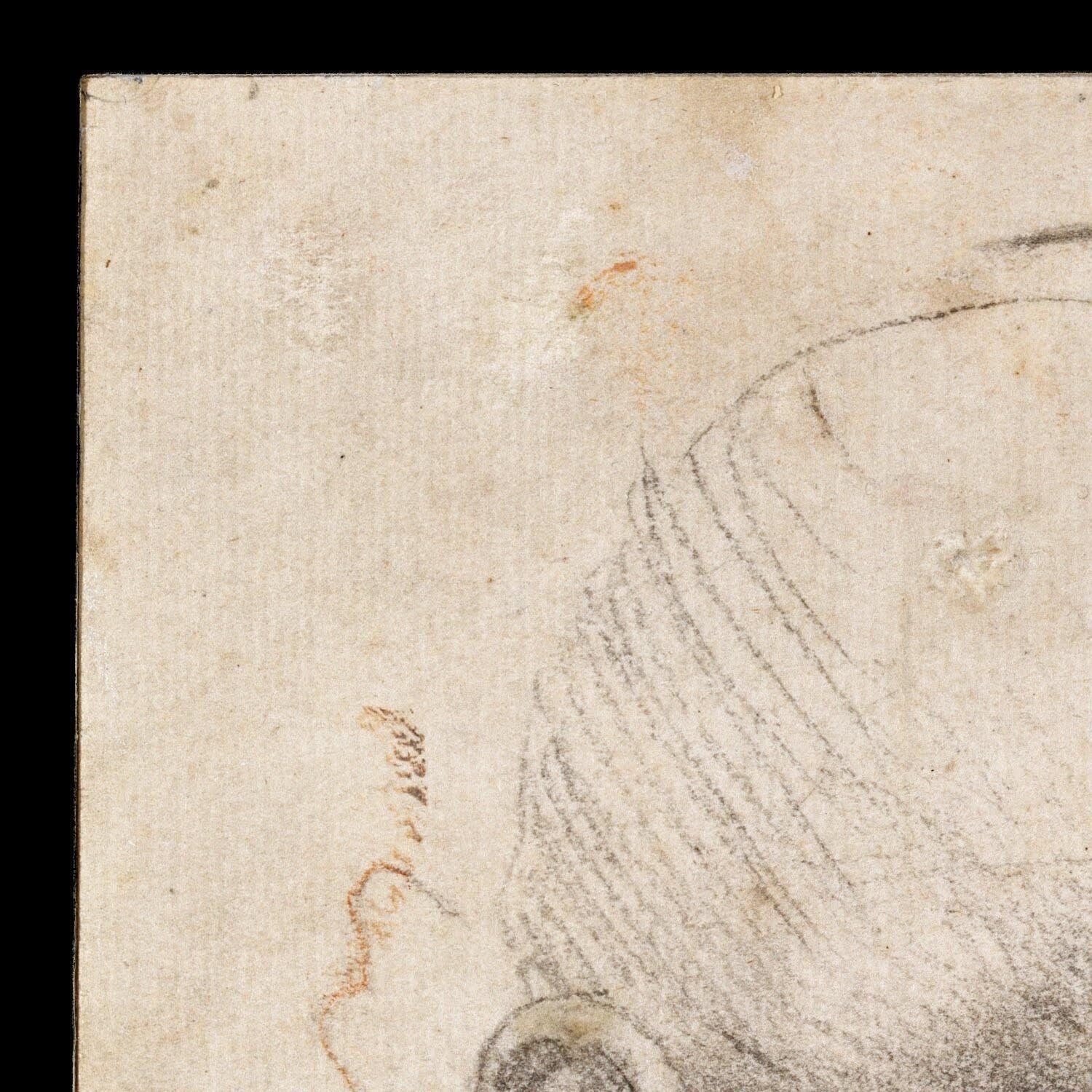 detail of the drawing reproduction from the top left corner