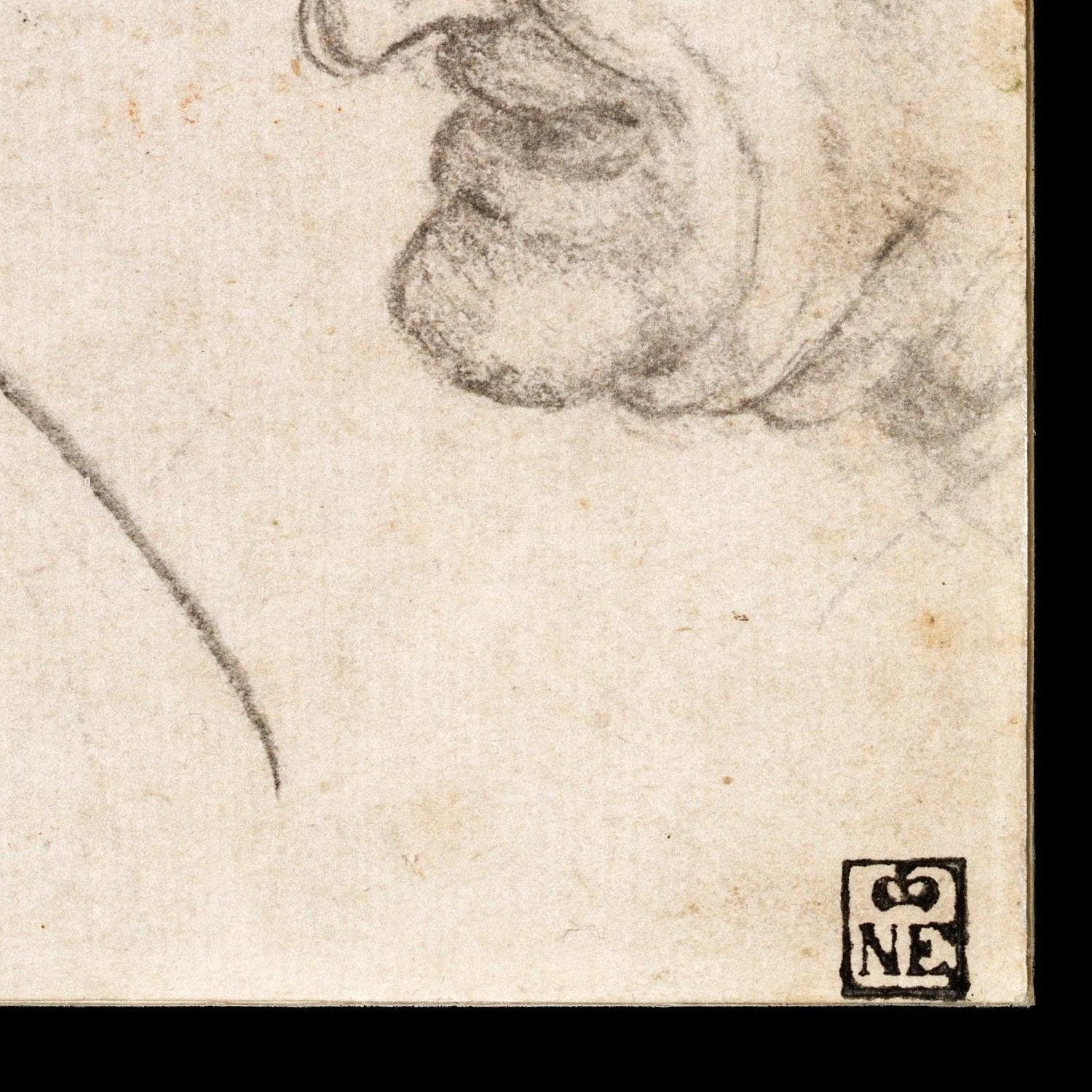 detail of the drawing reproduction from the bottom right corner