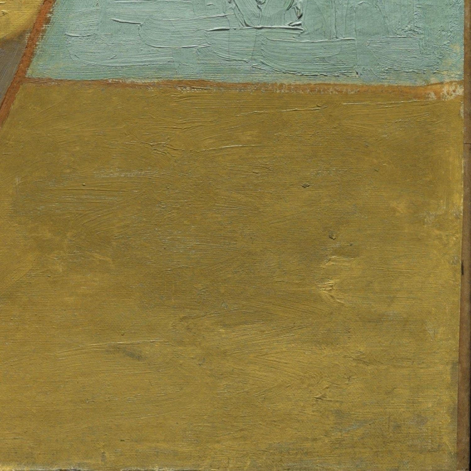 detail of the fine art reproduction from the bottom right corner