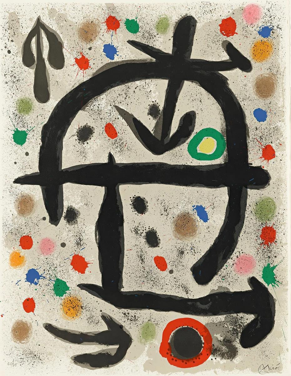 Joan Miro, The Perseides, plate 2, 1959