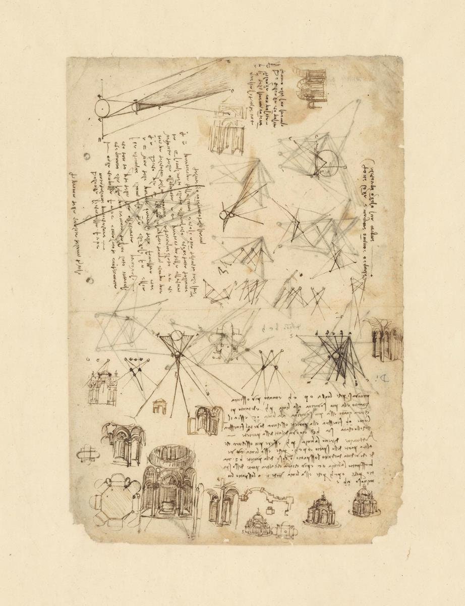 Atlantic Codex Leonardo Da Vinci, Atlantic Codex (Codex Atlanticus), 9 – PrintsXXL