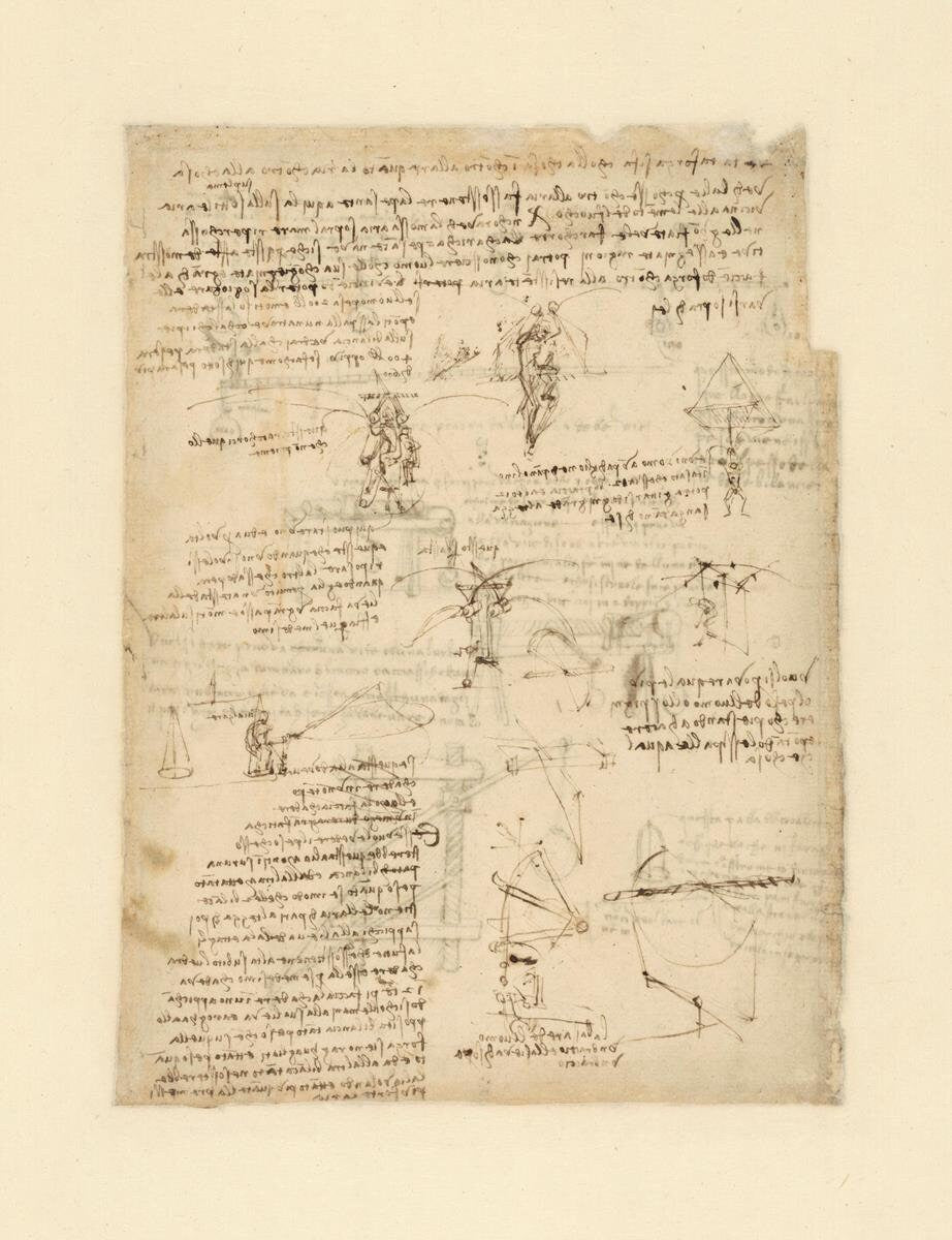 Atlantic Codex Leonardo Da Vinci, Atlantic Codex (Codex Atlanticus), 22 – PrintsXXL