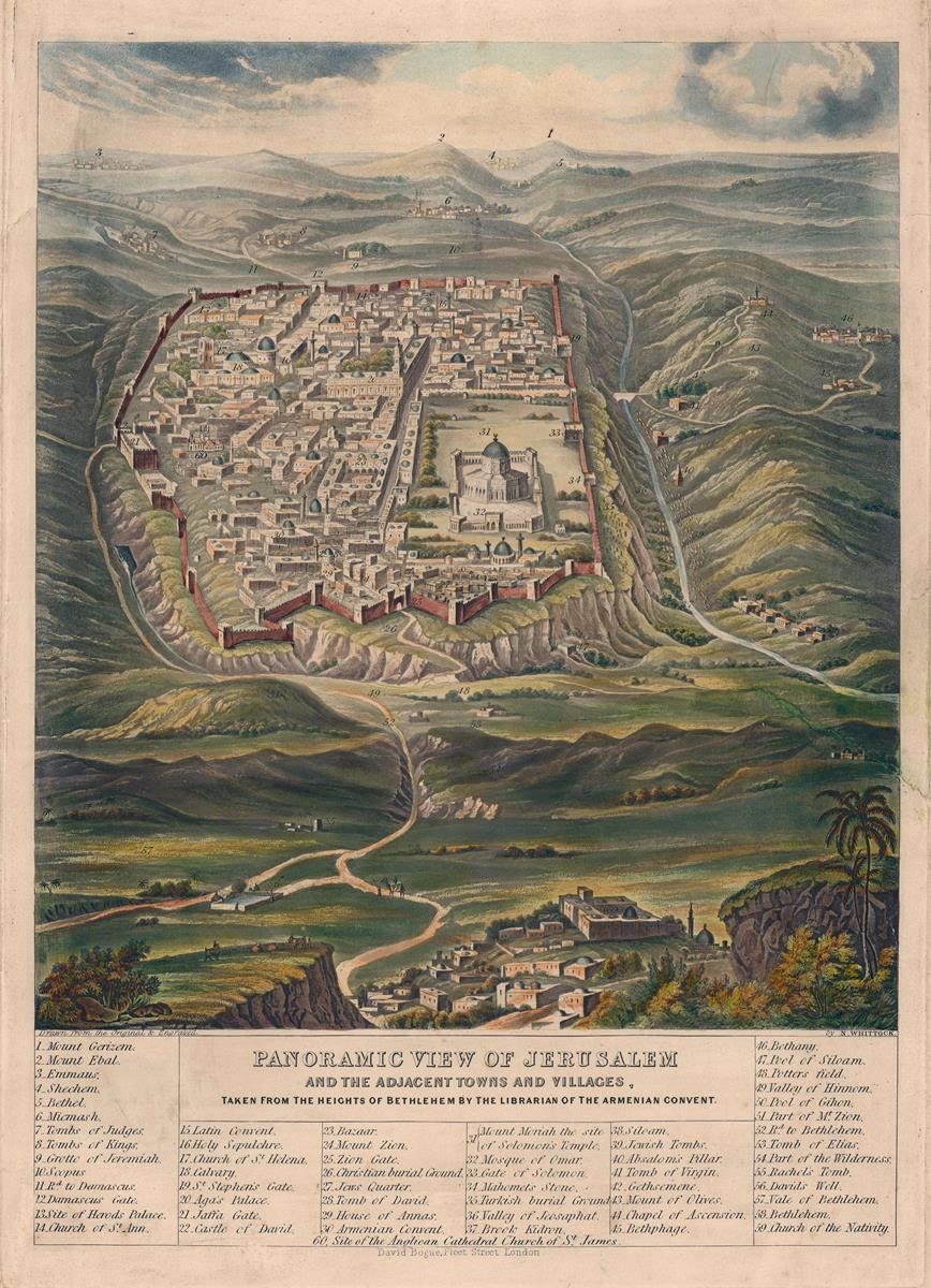 presentation of the map reproduction without a frame