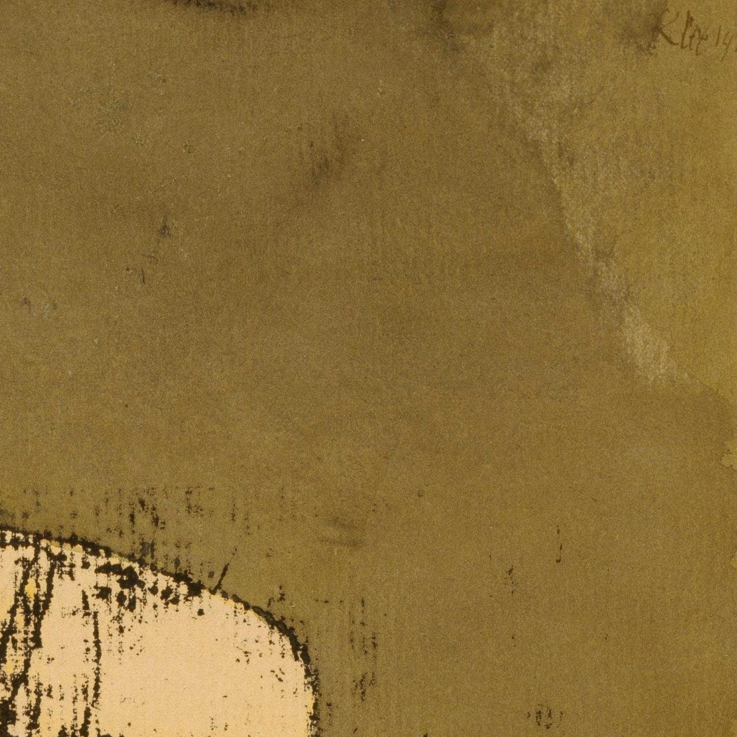 detail of the fine art reproduction from the top right corner