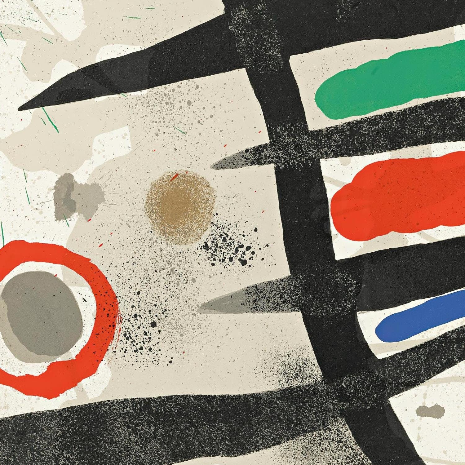 detail of the fine art reproduction from the centre 