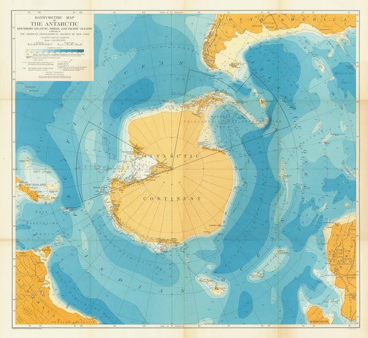 presentation of the map reproduction without a frame