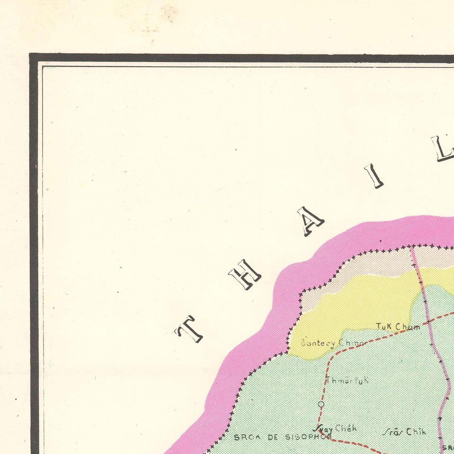 detail of the map from the top left corner