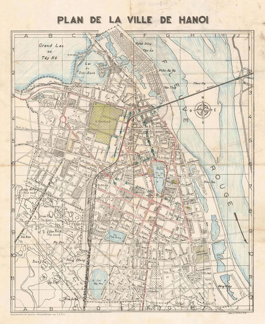 presentation of the map reproduction without a frame