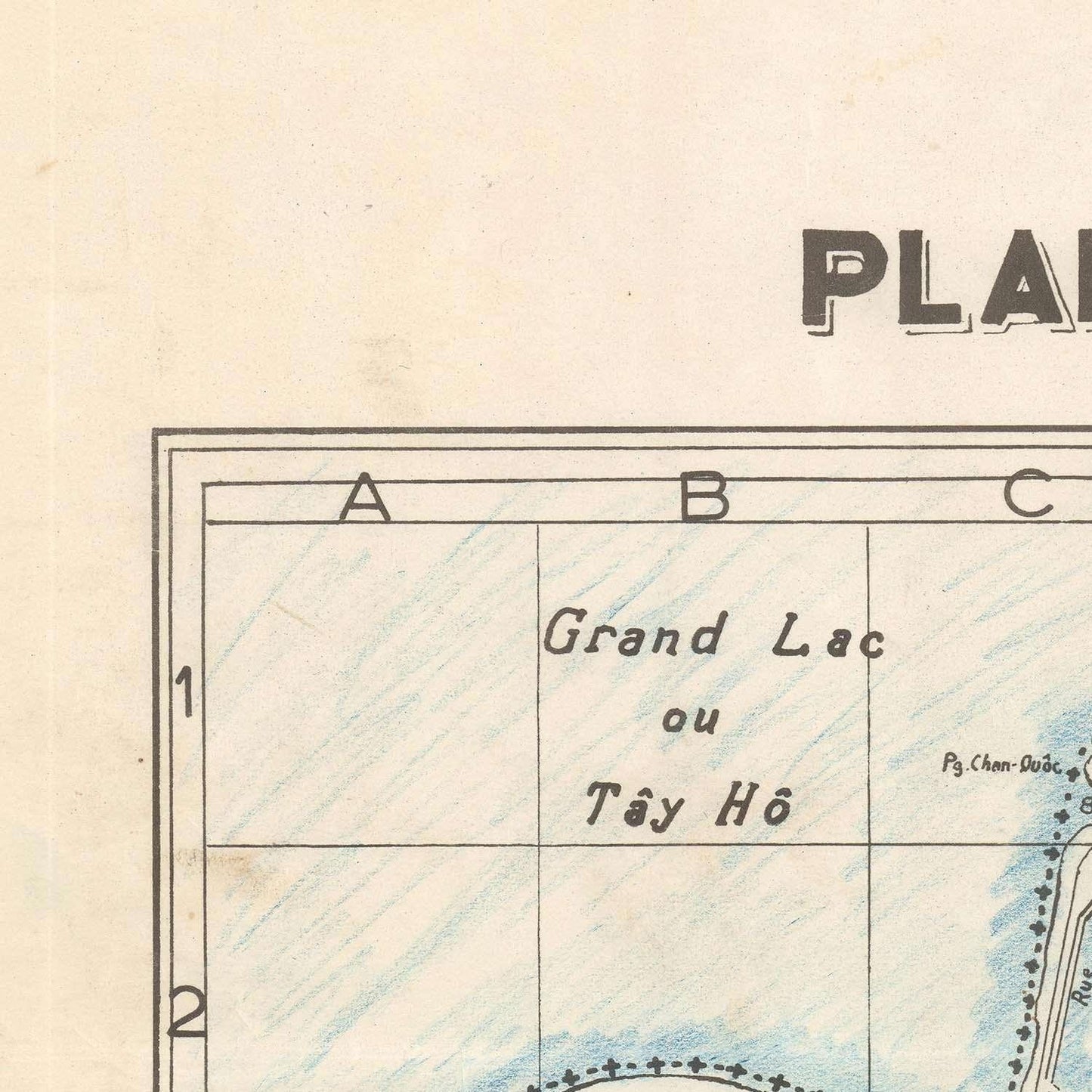 detail of the map from the top left corner