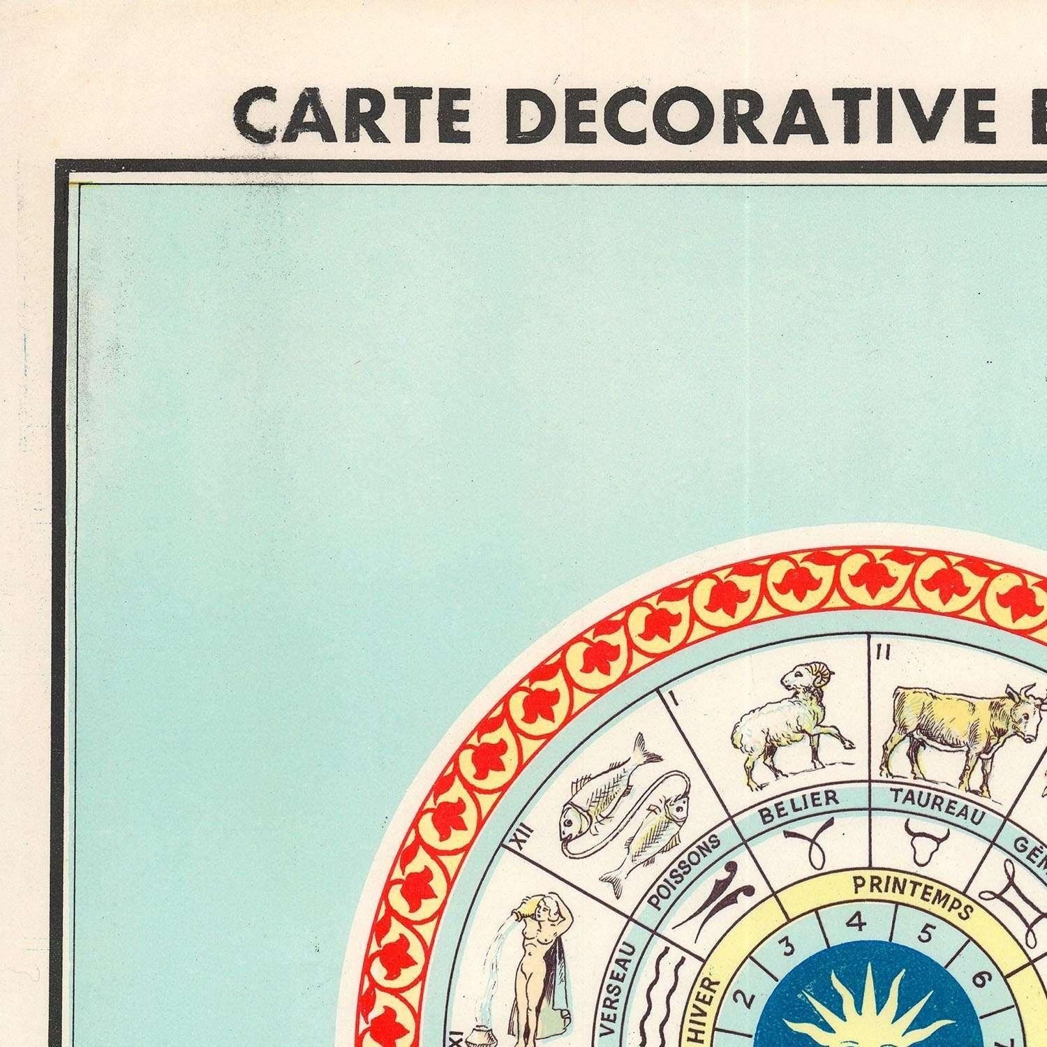 detail of the map from the top left corner