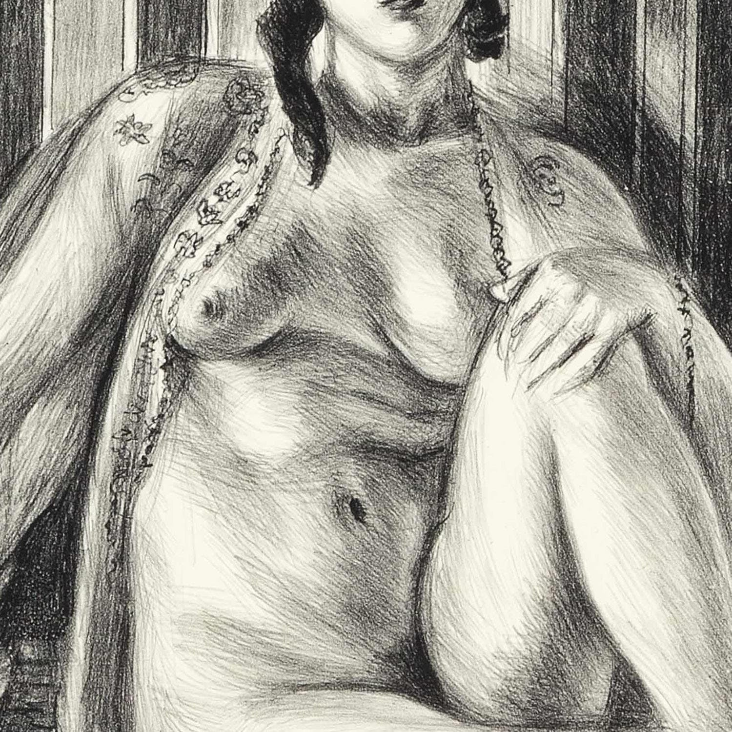 detail of the drawing reproduction from the centre 