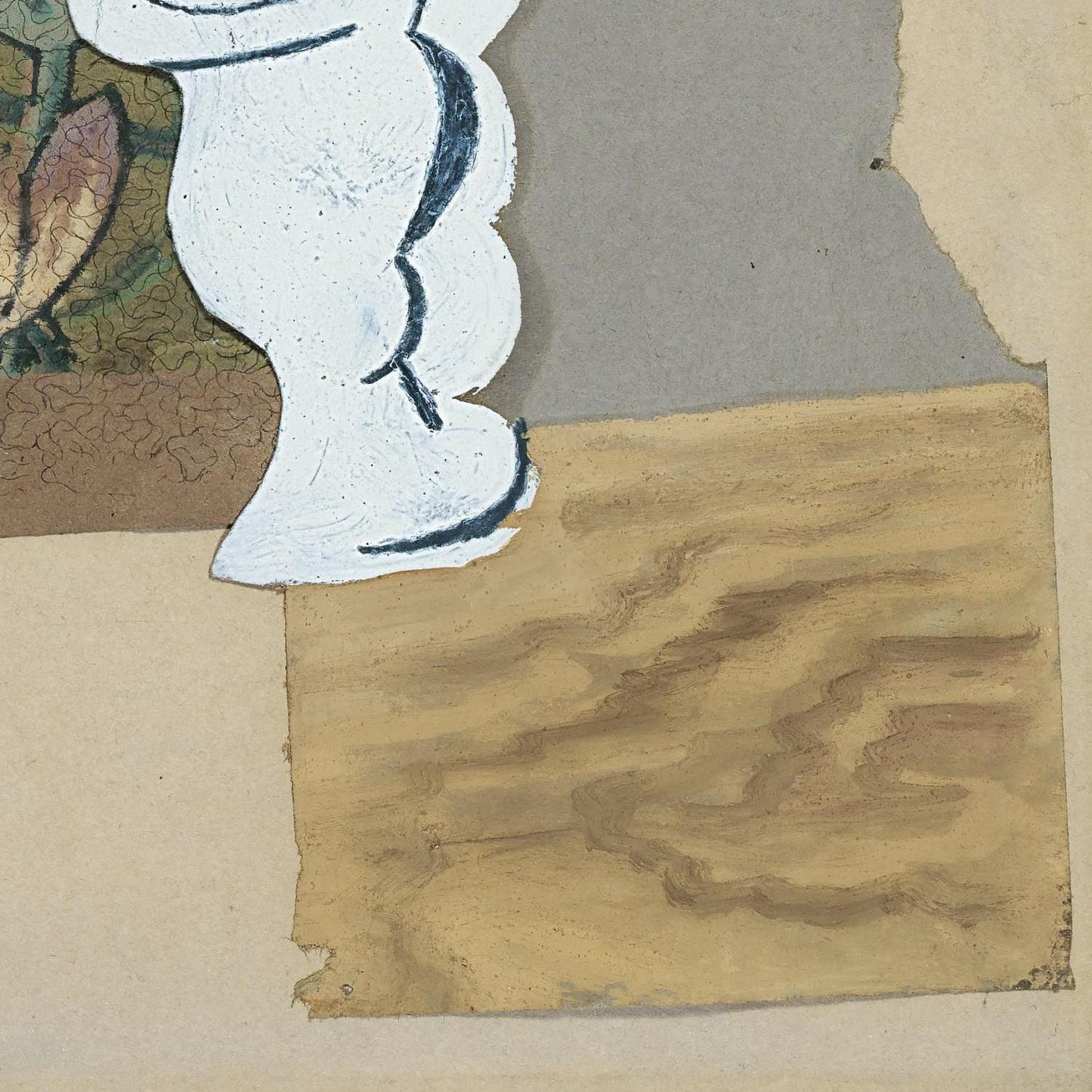 detail of the fine art reproduction from the bottom right corner