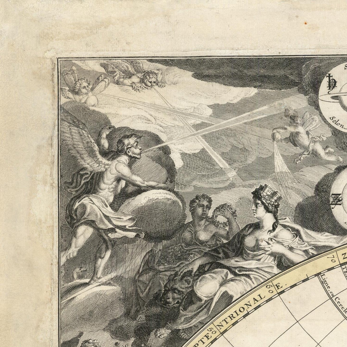 detail of the map from the top left corner