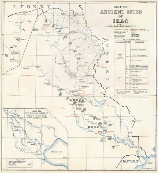 presentation of the map reproduction without a frame