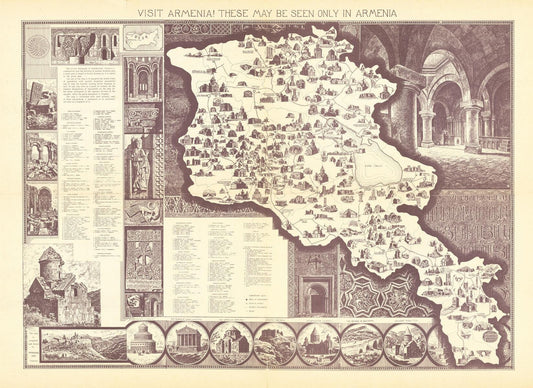 presentation of the map reproduction without a frame