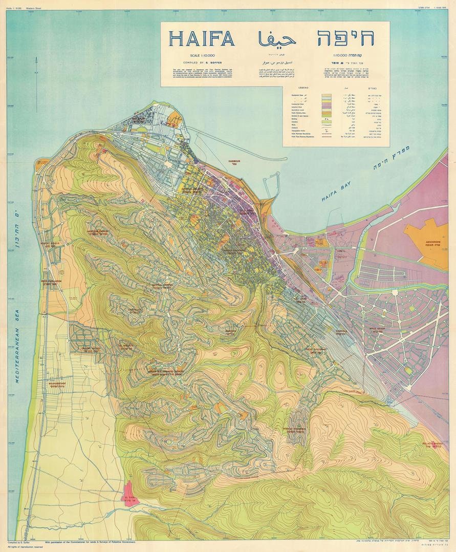 presentation of the map reproduction without a frame