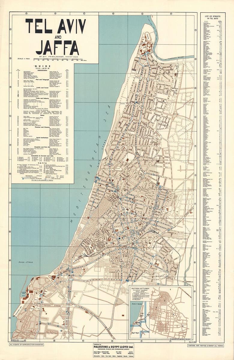 presentation of the map reproduction without a frame