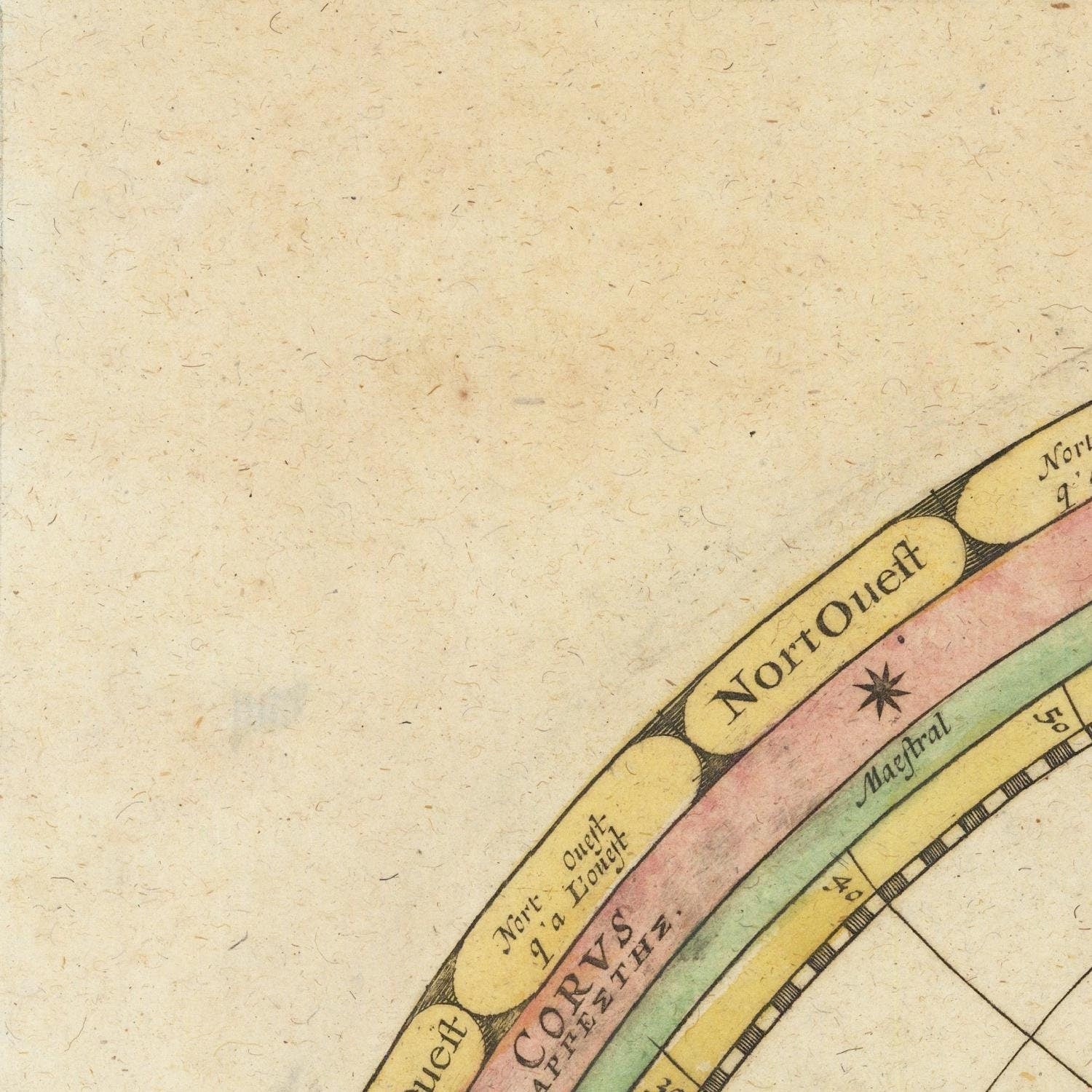 detail of the map from the top left corner