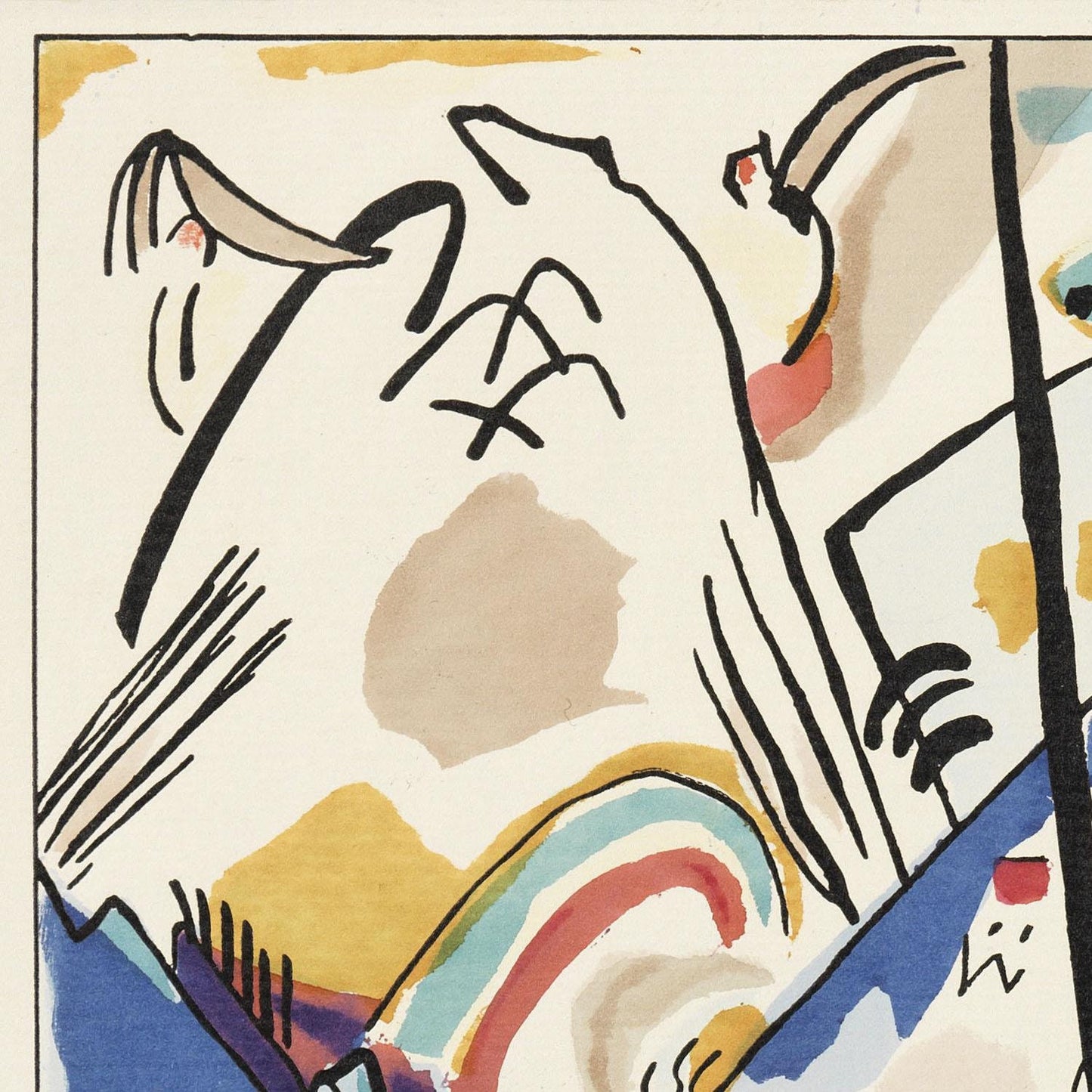 Wassily Kandinsky, The blue rider, 1914