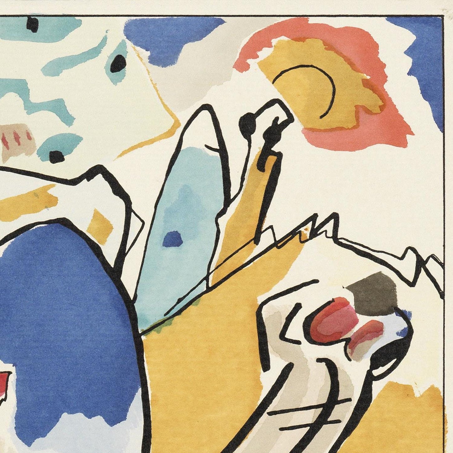 Wassily Kandinsky, The blue rider, 1914