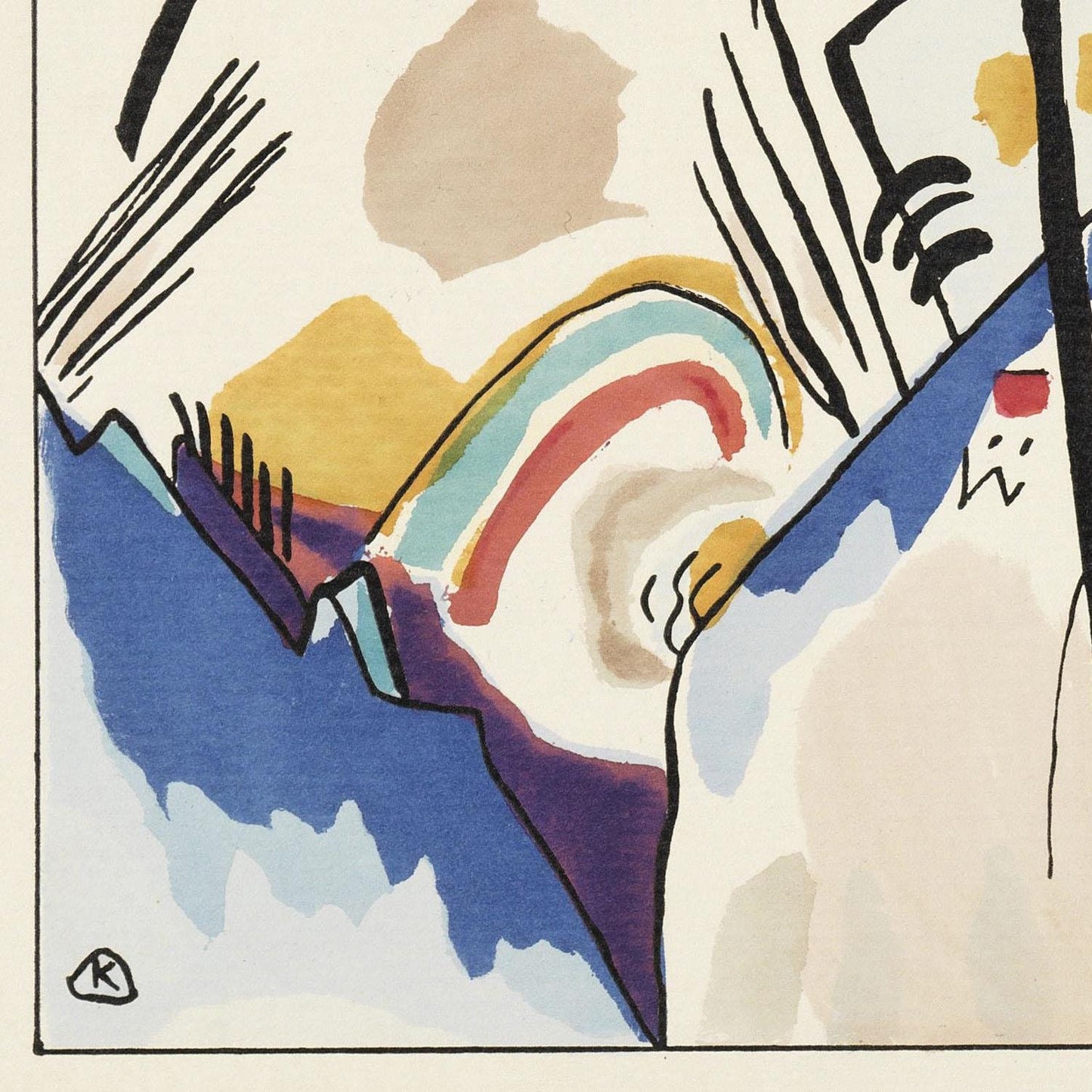 Wassily Kandinsky, The blue rider, 1914