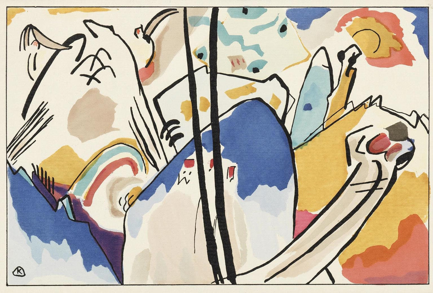 Wassily Kandinsky, The blue rider, 1914