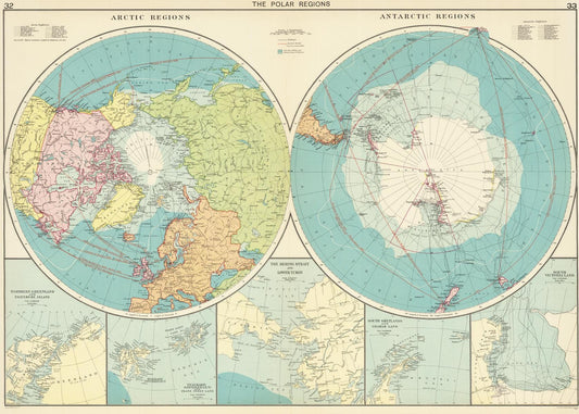 presentation of the map reproduction without a frame