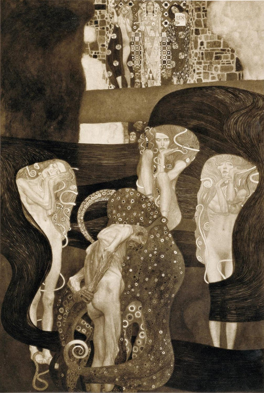 presentation of the fine art reproduction without a frame