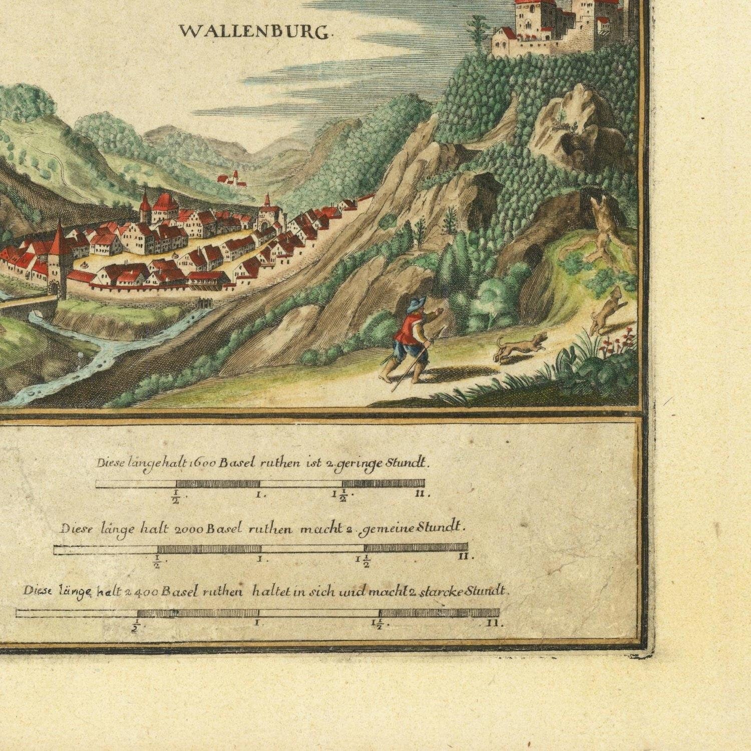 detail of the map from the bottom right corner