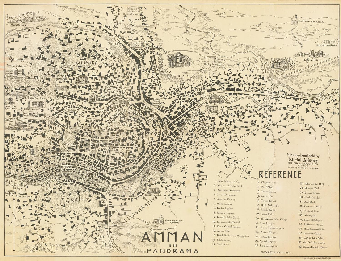 presentation of the map reproduction without a frame