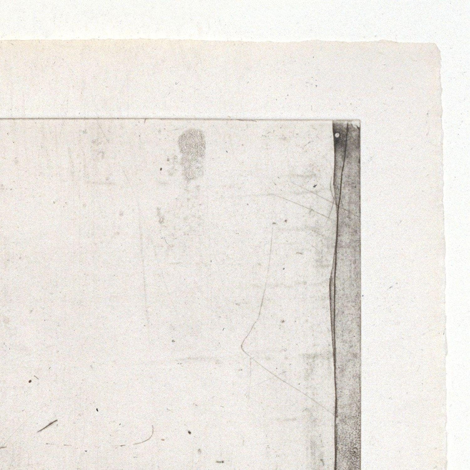 detail of the drawing reproduction from the top right corner