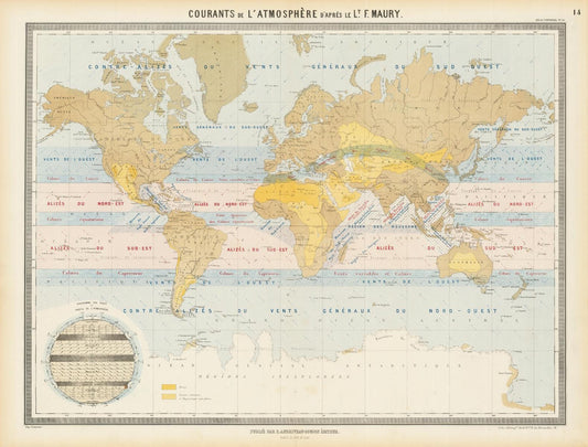 presentation of the map reproduction without a frame