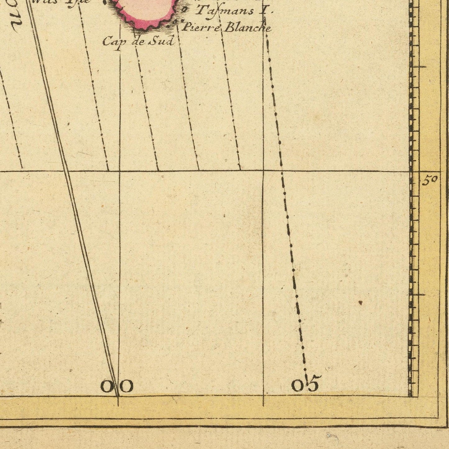 Ancient map of the World, 1730